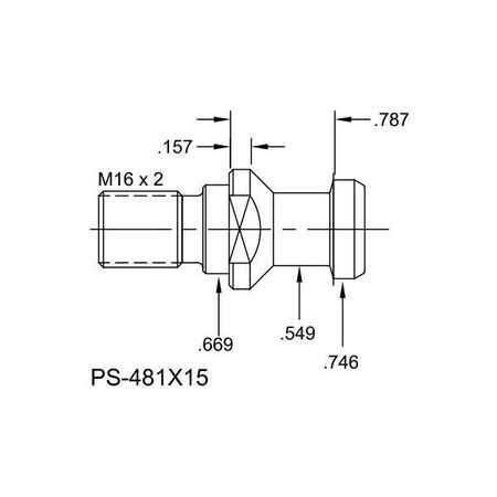 Solid Retention Knob